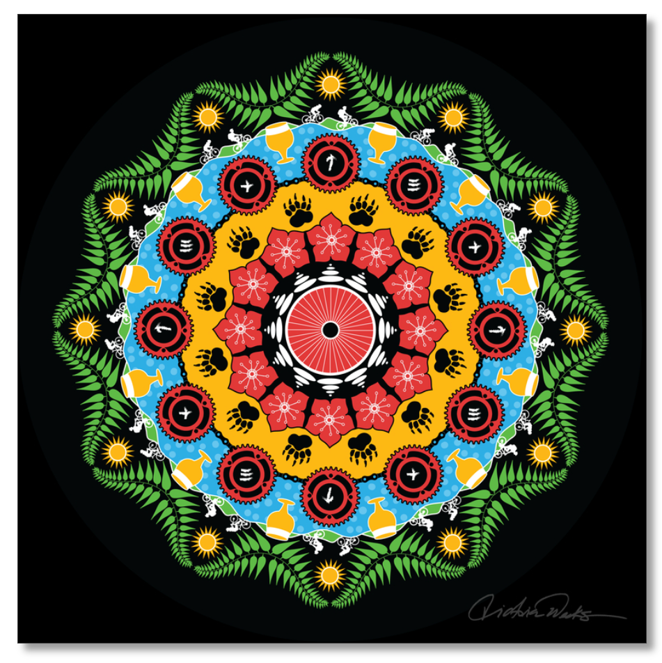 Canaan MTB Festival Mandala Art Print