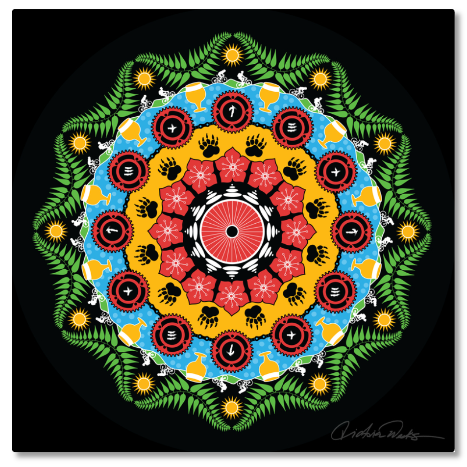 Canaan MTB Festival Mandala Art Print