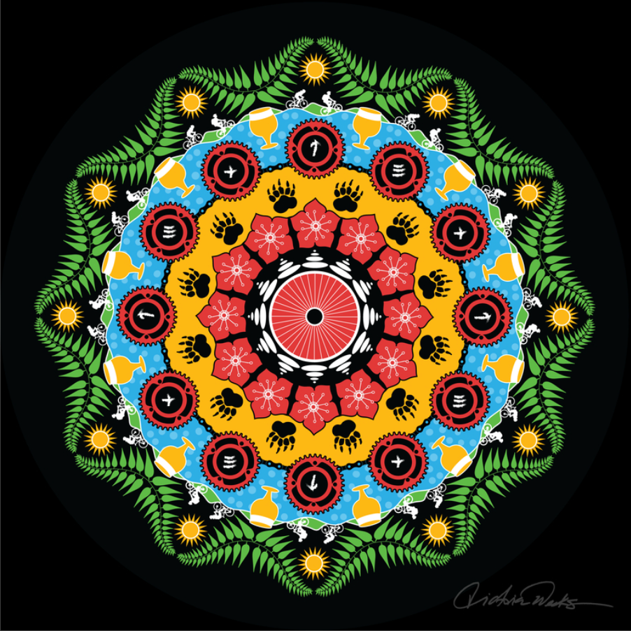 Canaan MTB Festival Mandala Art Print